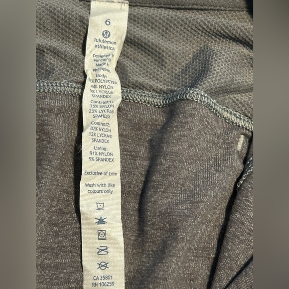 LULULEMON Pace Pusher 1/2 zip pullover top women’s 6 Heather gray pink mock neck - Picture 6 of 16